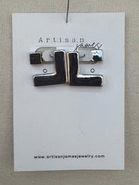 Artisan James Block Earrings