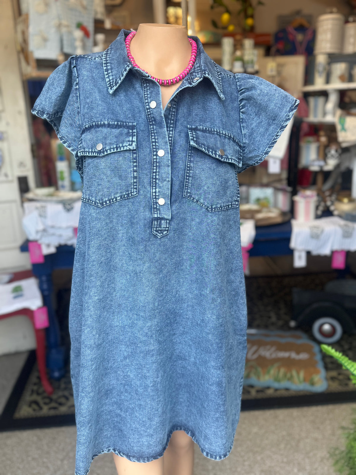 Denim Days Shirt Dress