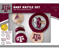 A&M Aggies - Baby Rattles - 2 pack