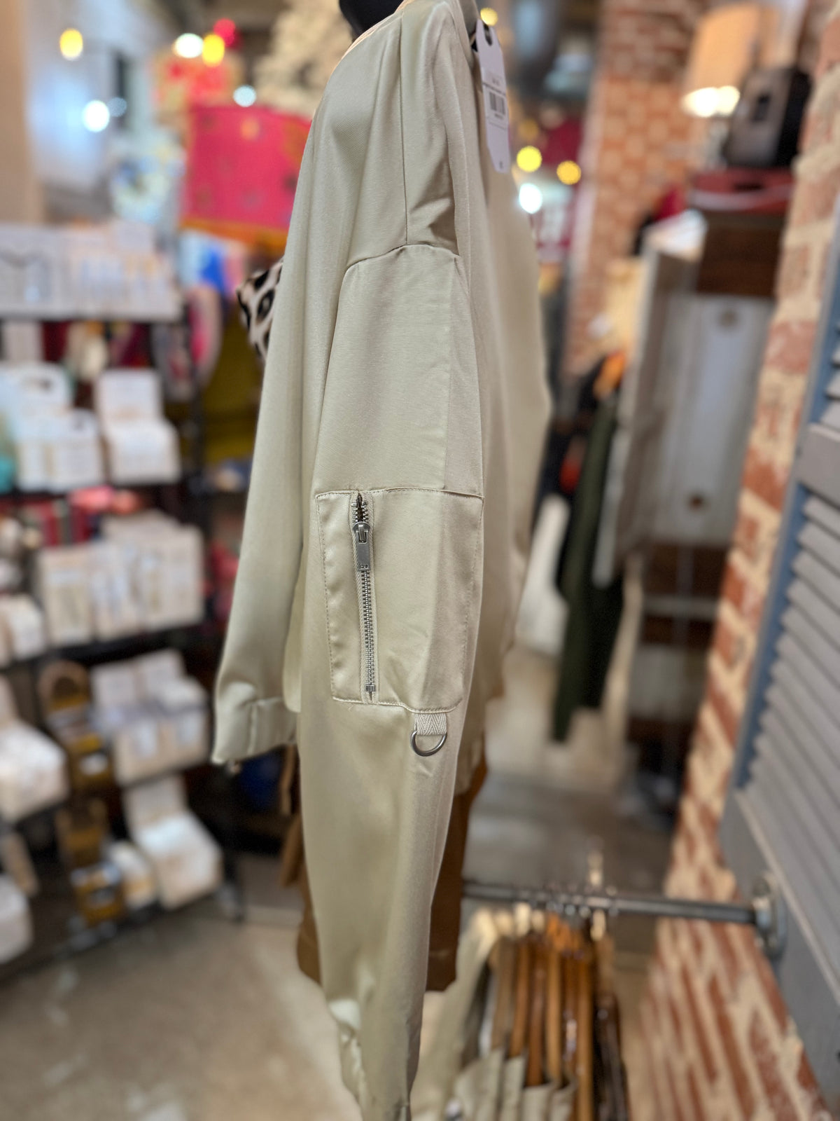 Elegance Satin Bomber Jacket