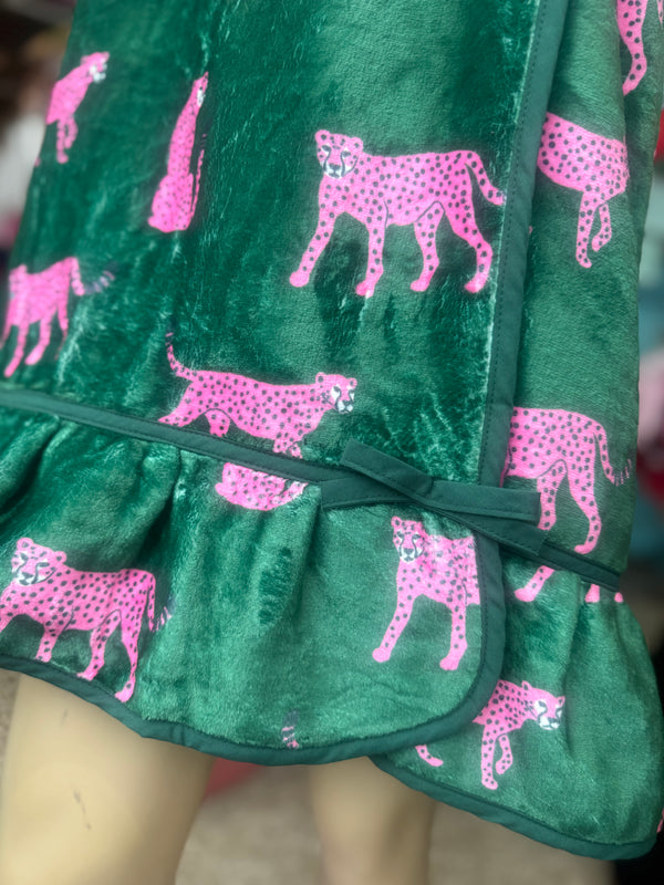 Cheetah Spa Wrap