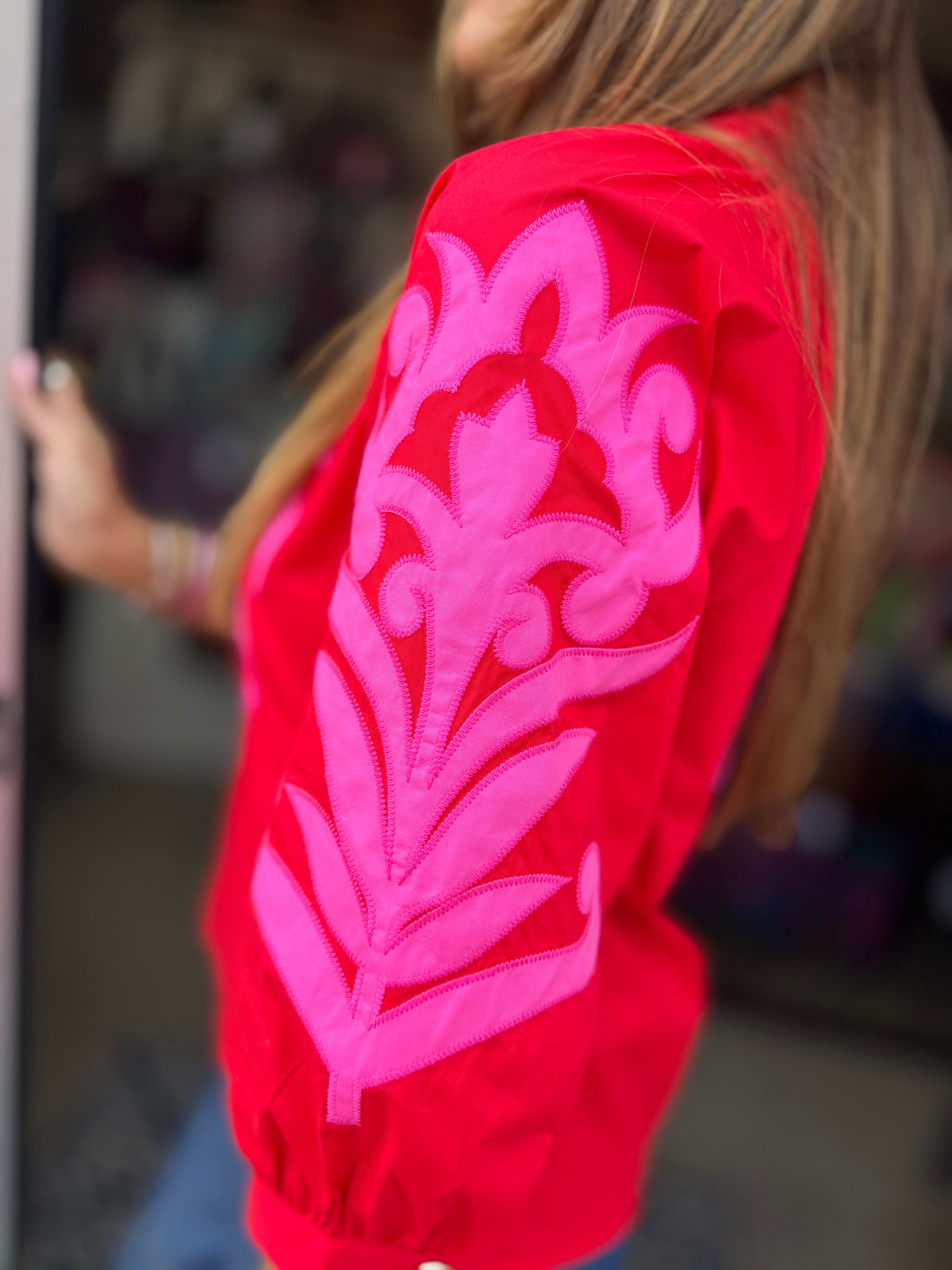 The Scarlet Stunner Top
