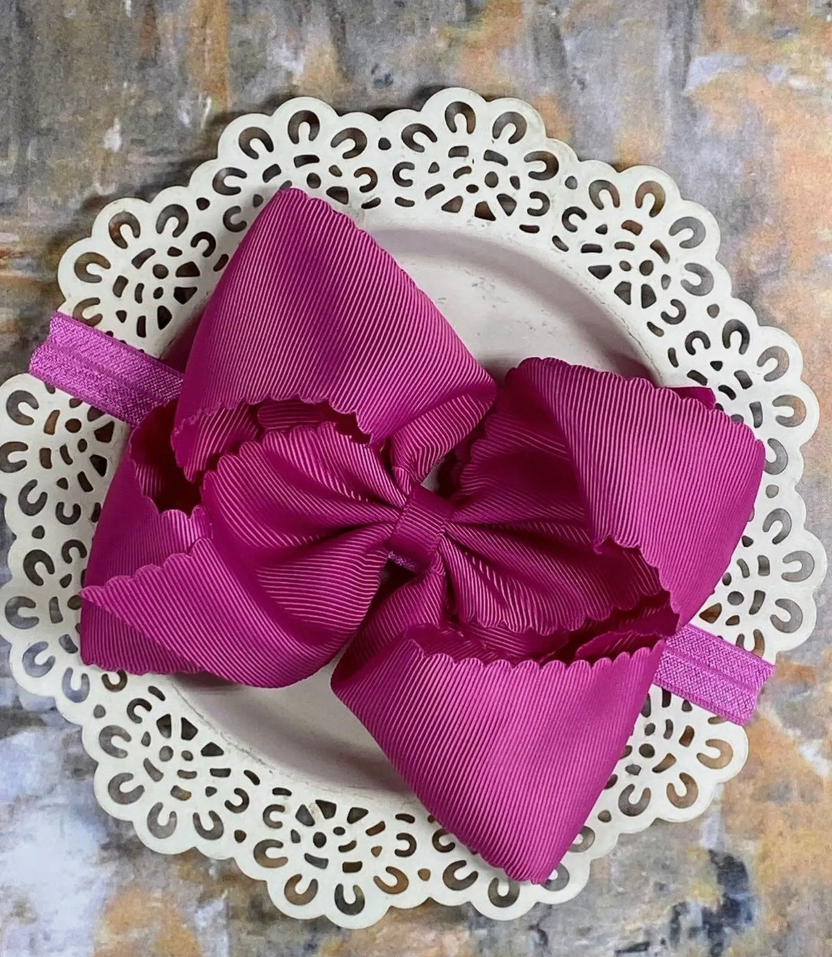 Oversized Thin Bow Headbands - Assorted