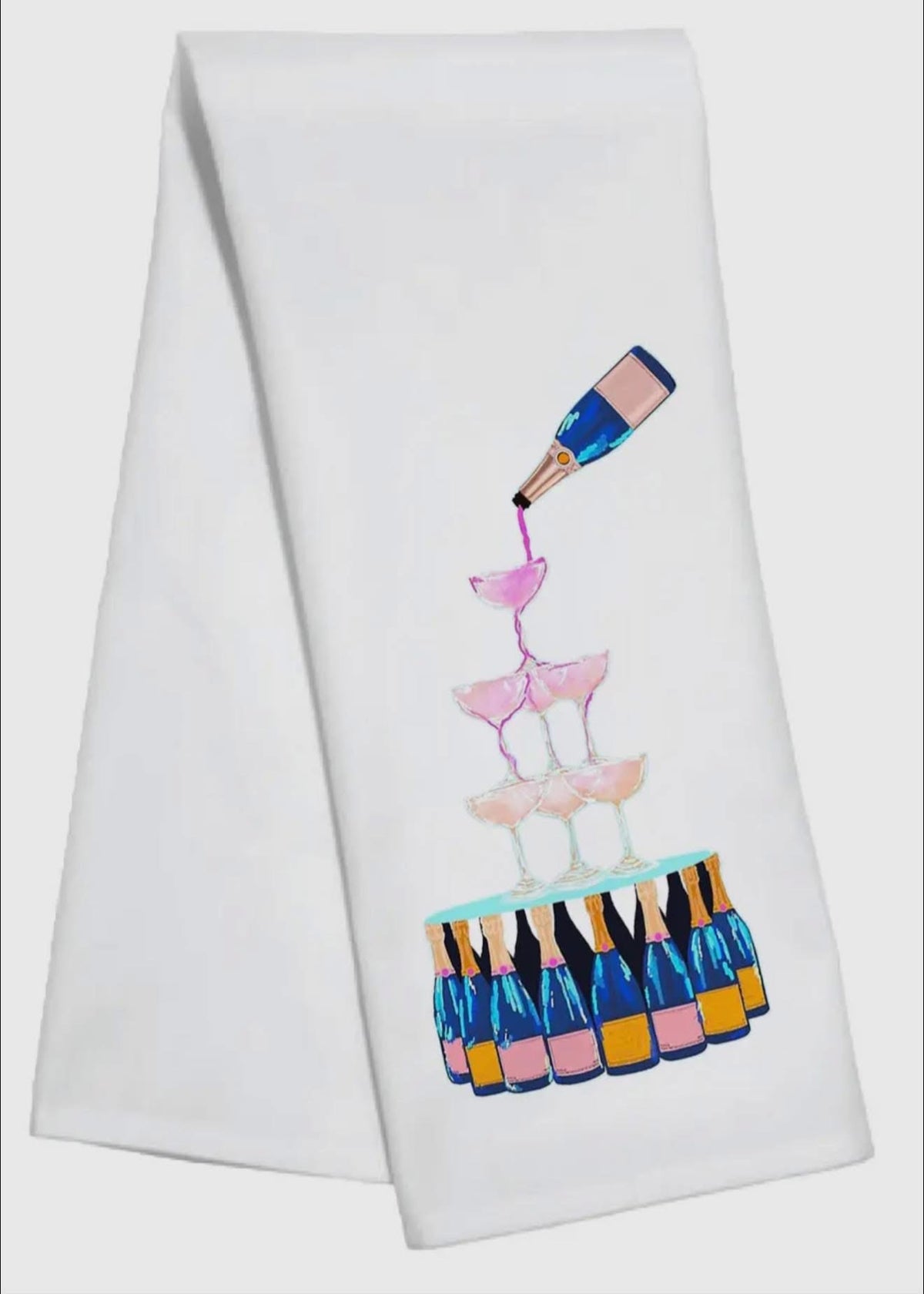 Pour Champagne - Tea Towel