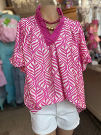 Hot Pink Paradise Top