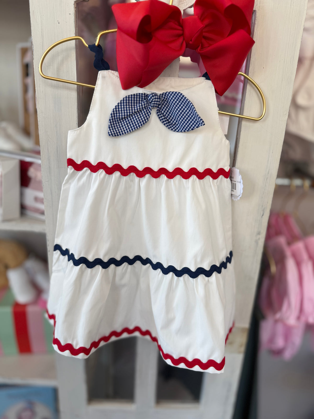 MUD PIE - Tiered Ric-Rac Dress