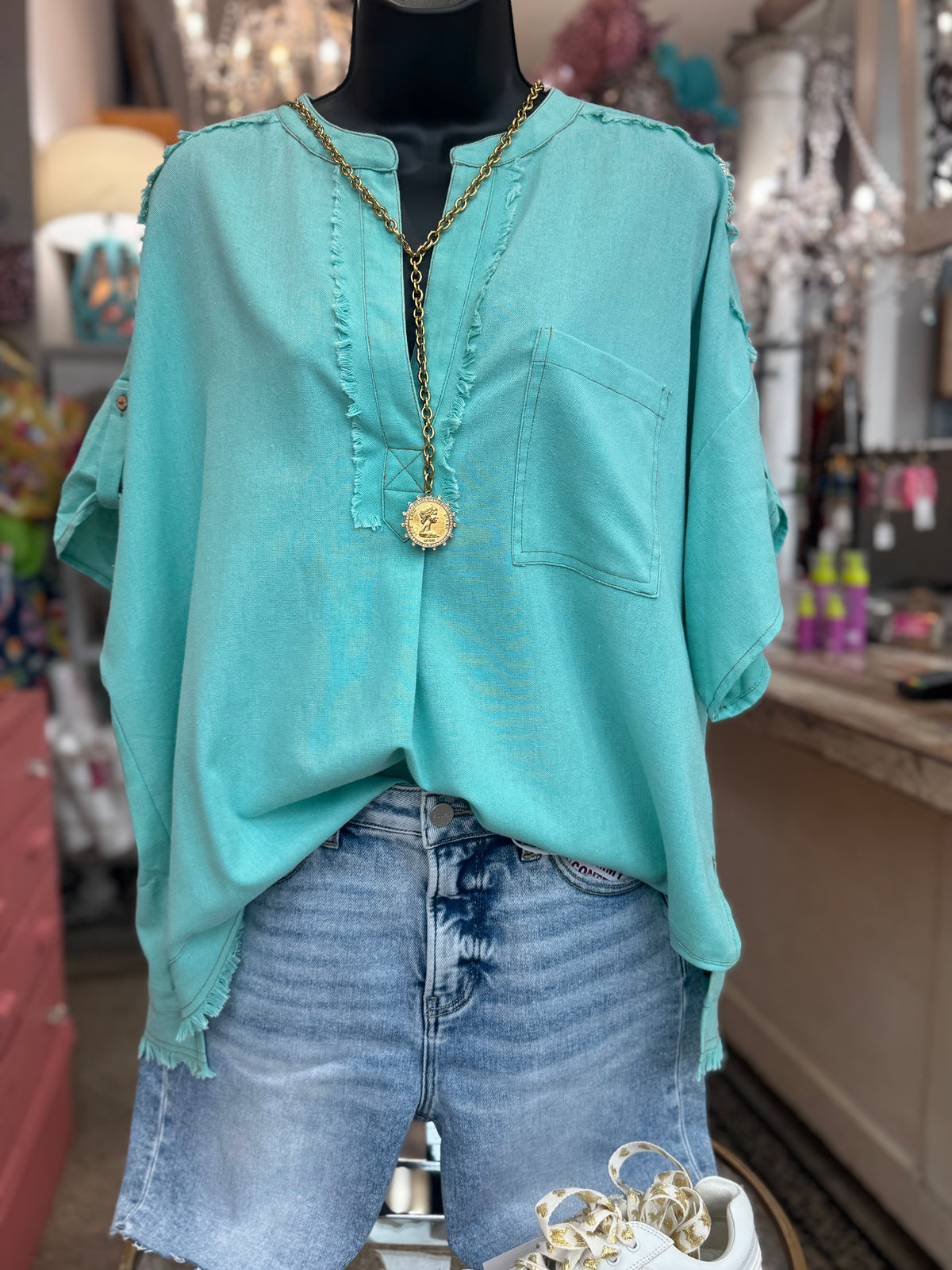 The Wanderlust Fringe Top