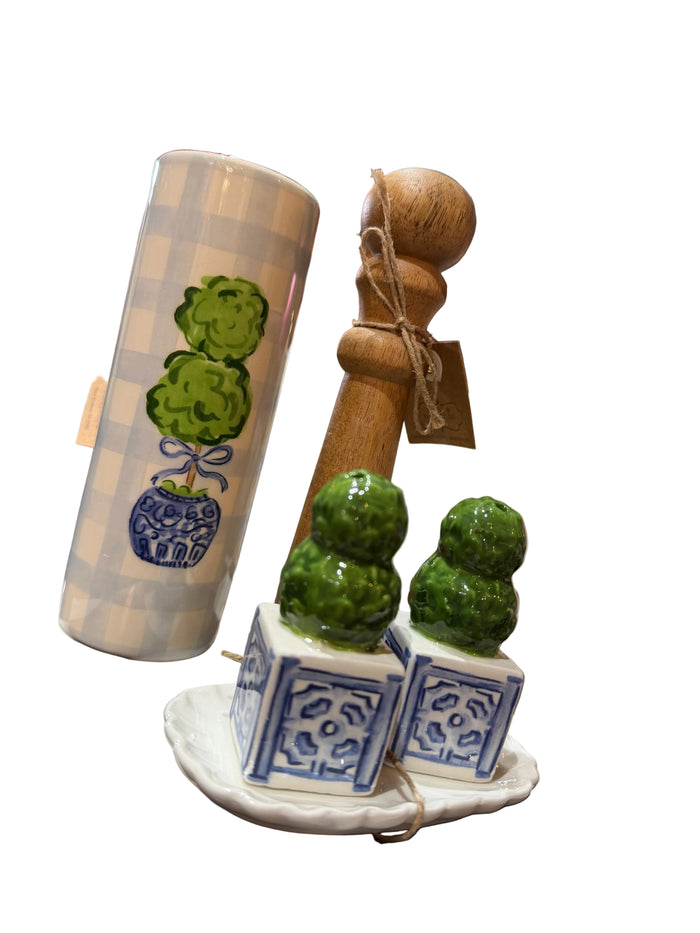 Topiary Salt & Pepper Shaker Set