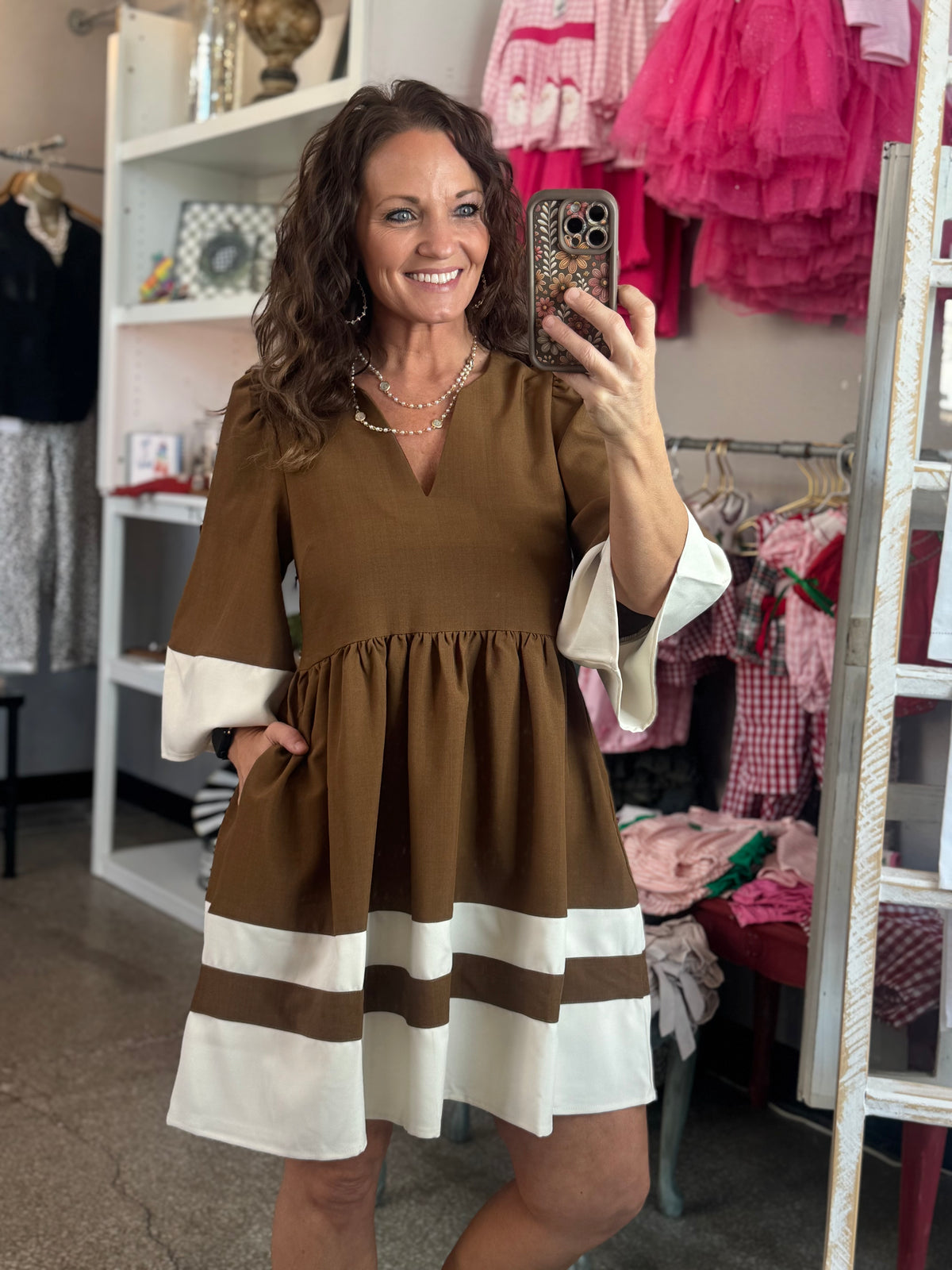 Cocoa & Cream Dress