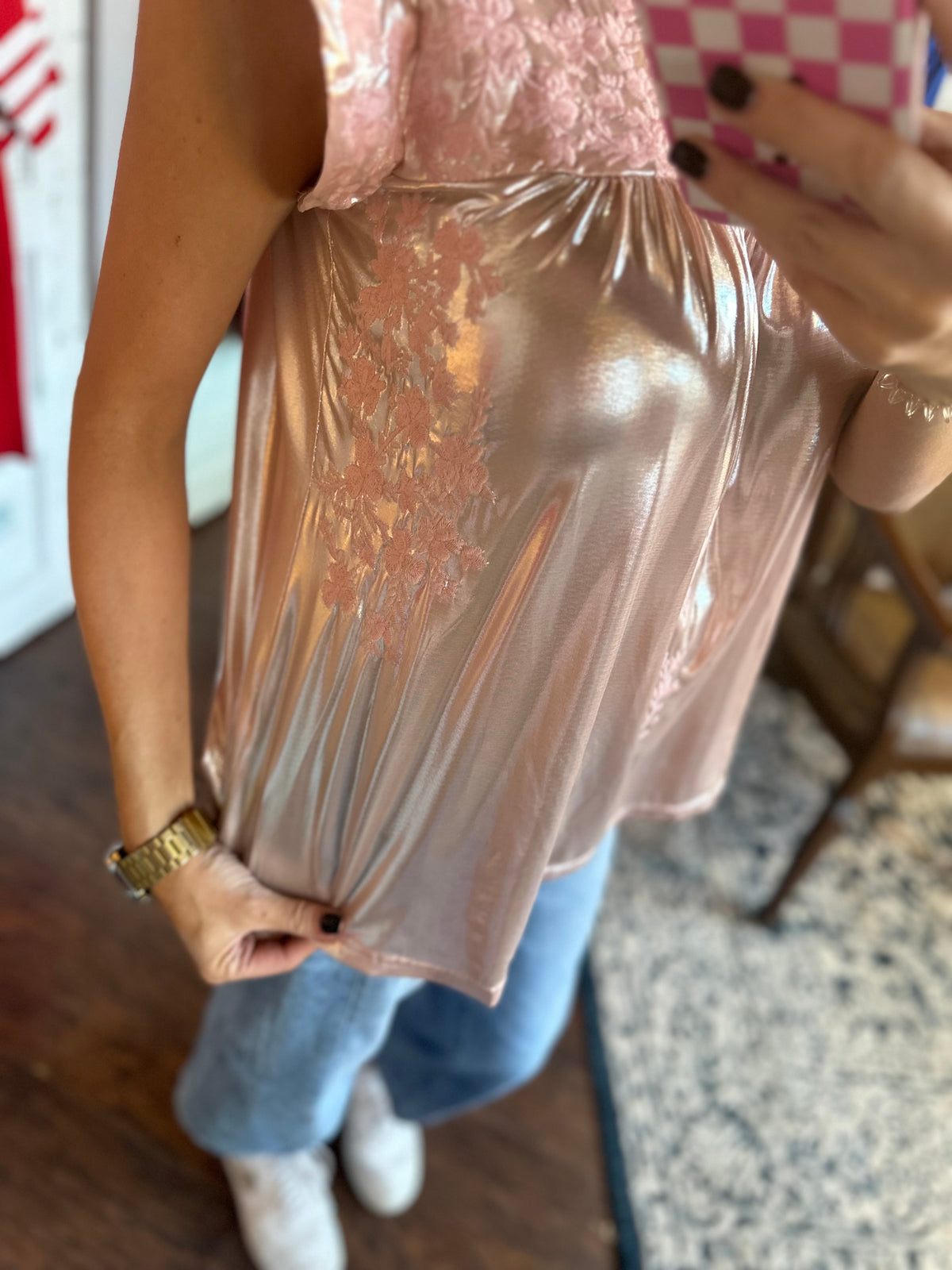 The Glam Embroidered Top