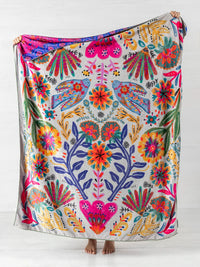 Double-Sided Cozy Throw Blanket