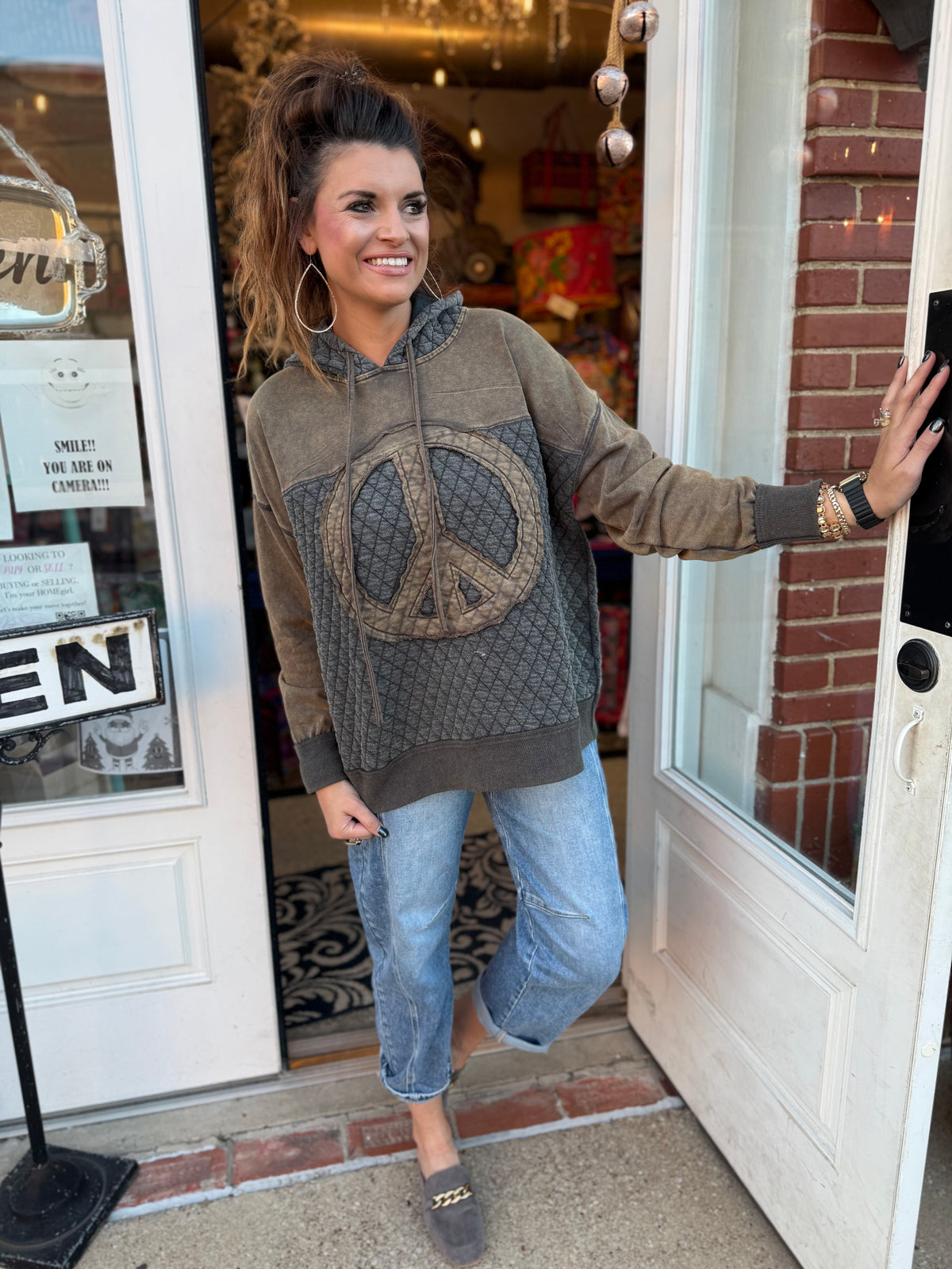 Oversized Peace Sweater