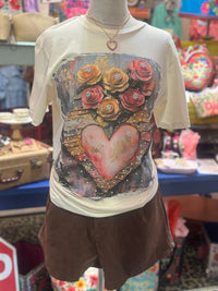 Untamed Heart Tee w/ Swarovski Crystals