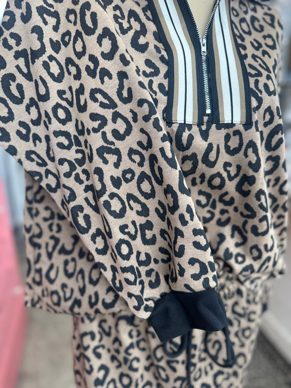 Leopard Luxe Two- Piece Set