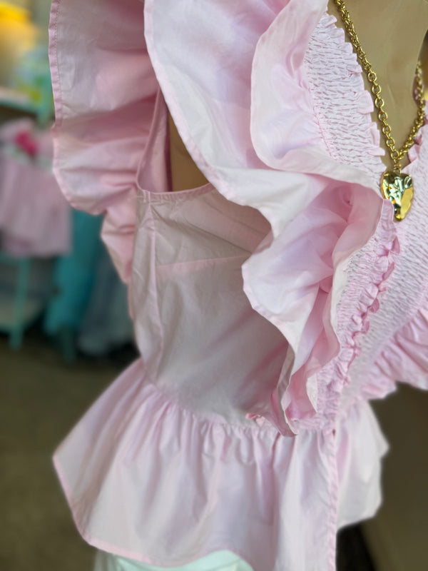 Southern Belle Ruffle Top