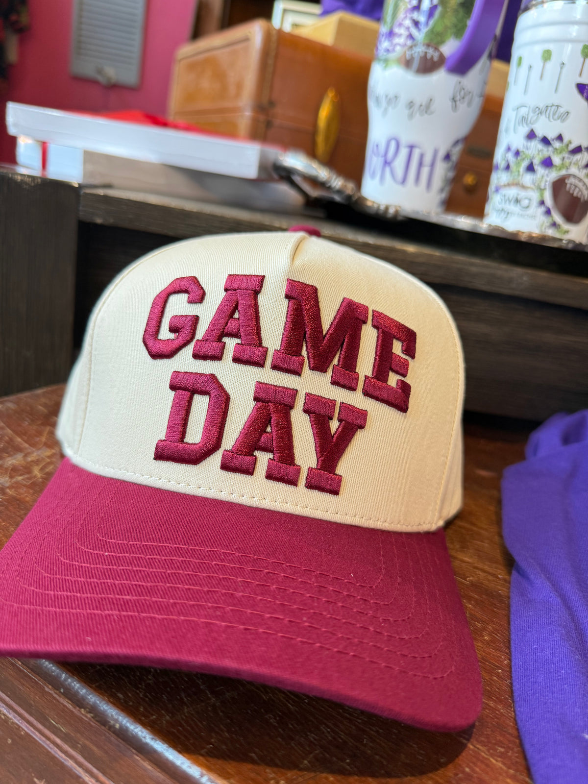 GAME DAY TRUCKER - Maroon