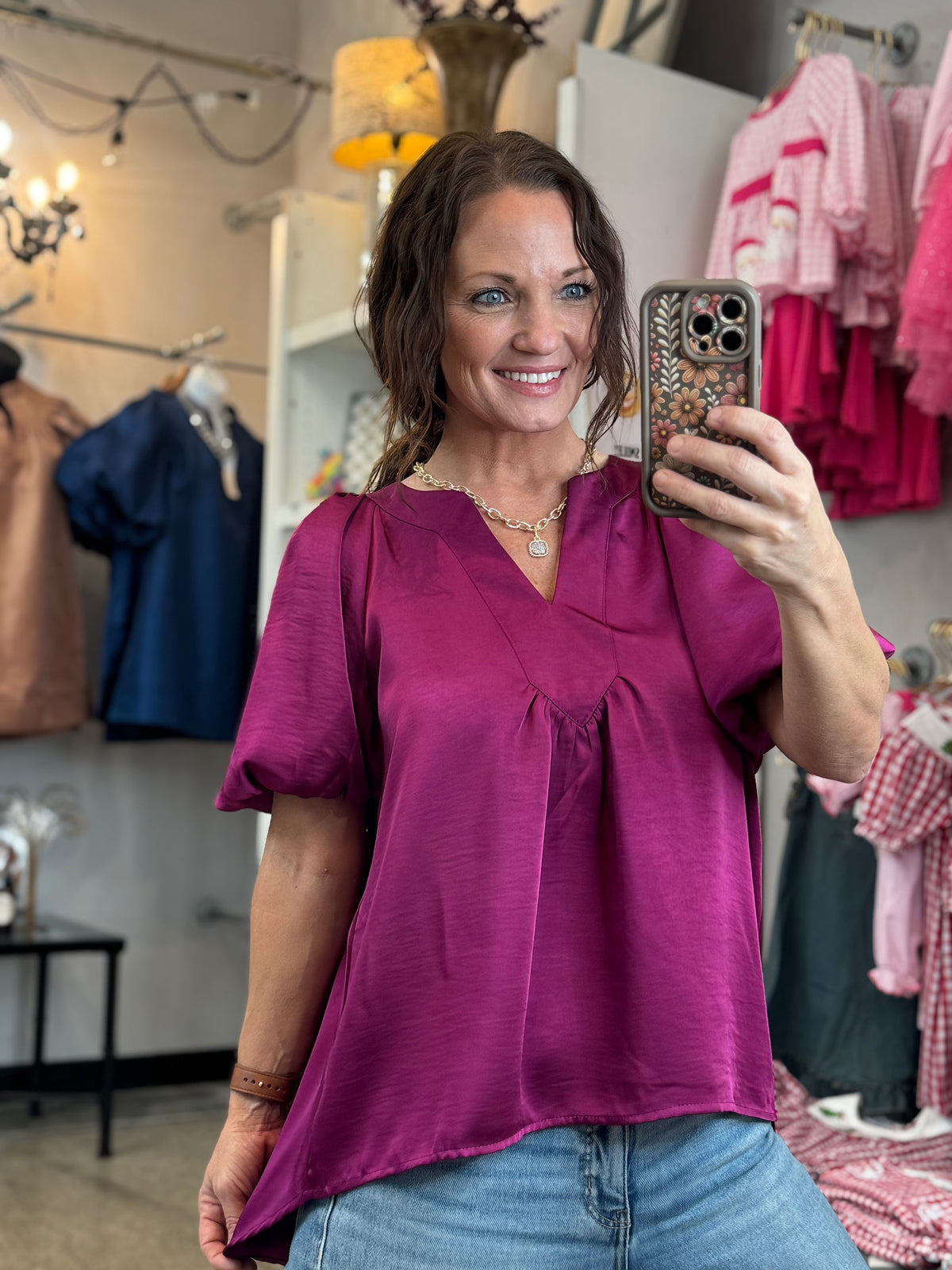 The BB Love Top - Deep Magenta