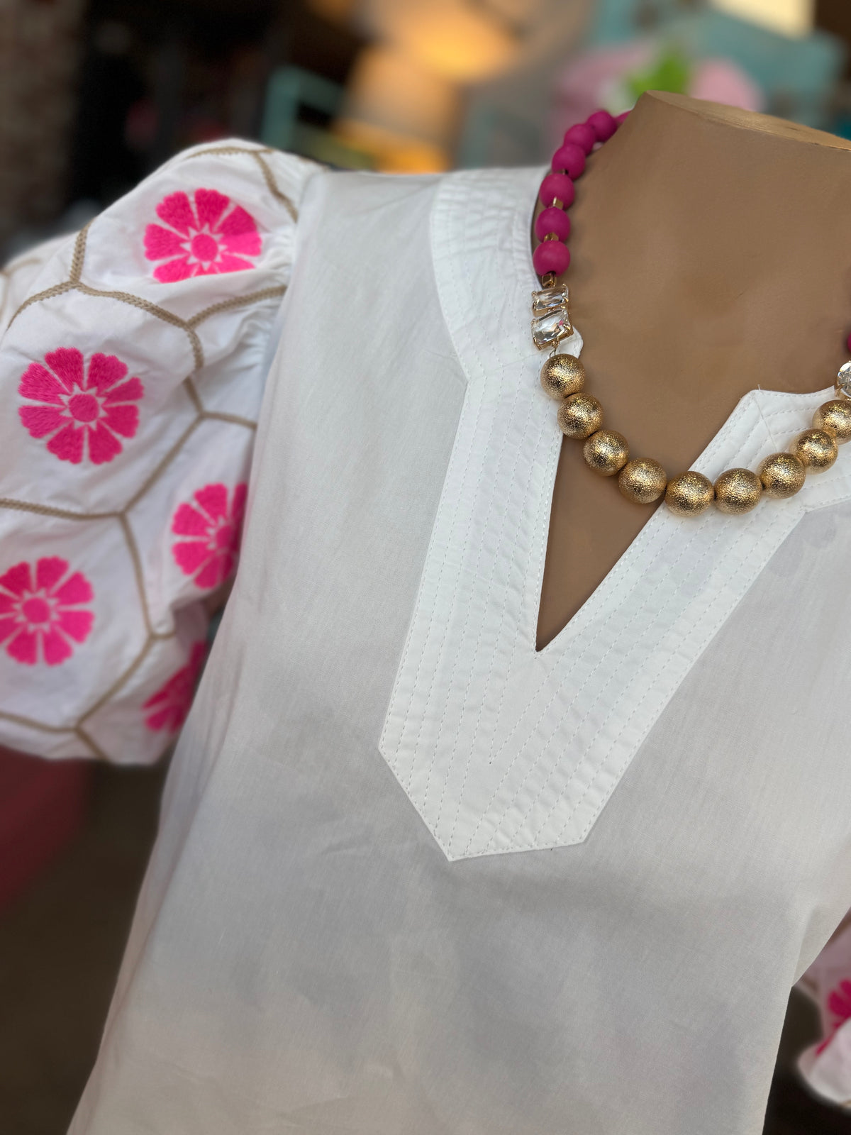 Garden Party Puff Sleeve Top