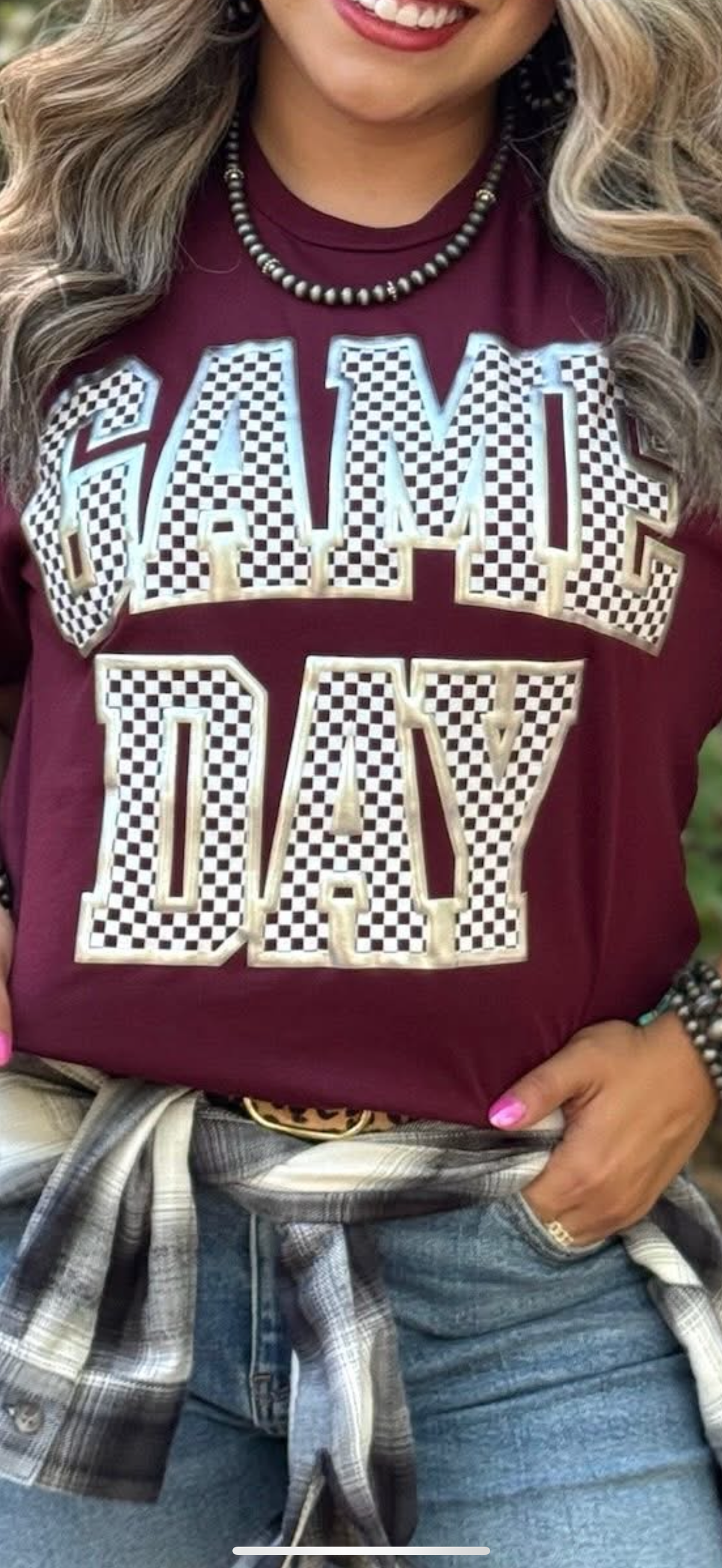 GAMEDAY TEE - MAROON *PRE ORDER*