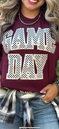 GAMEDAY TEE - MAROON