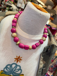 Champagne & Cotton Candy Necklace