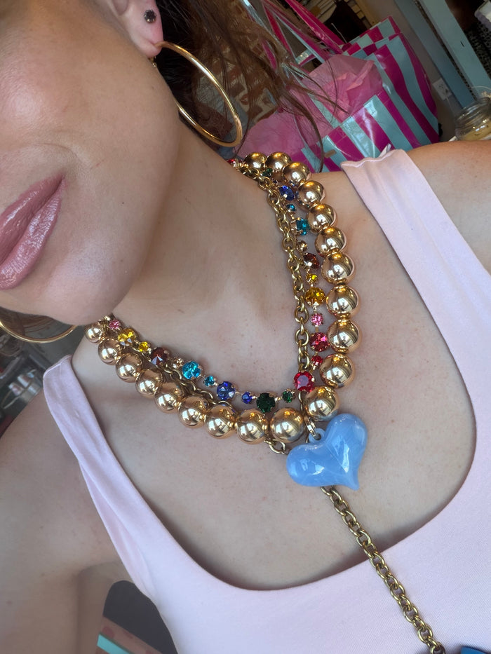 The BB heart necklace