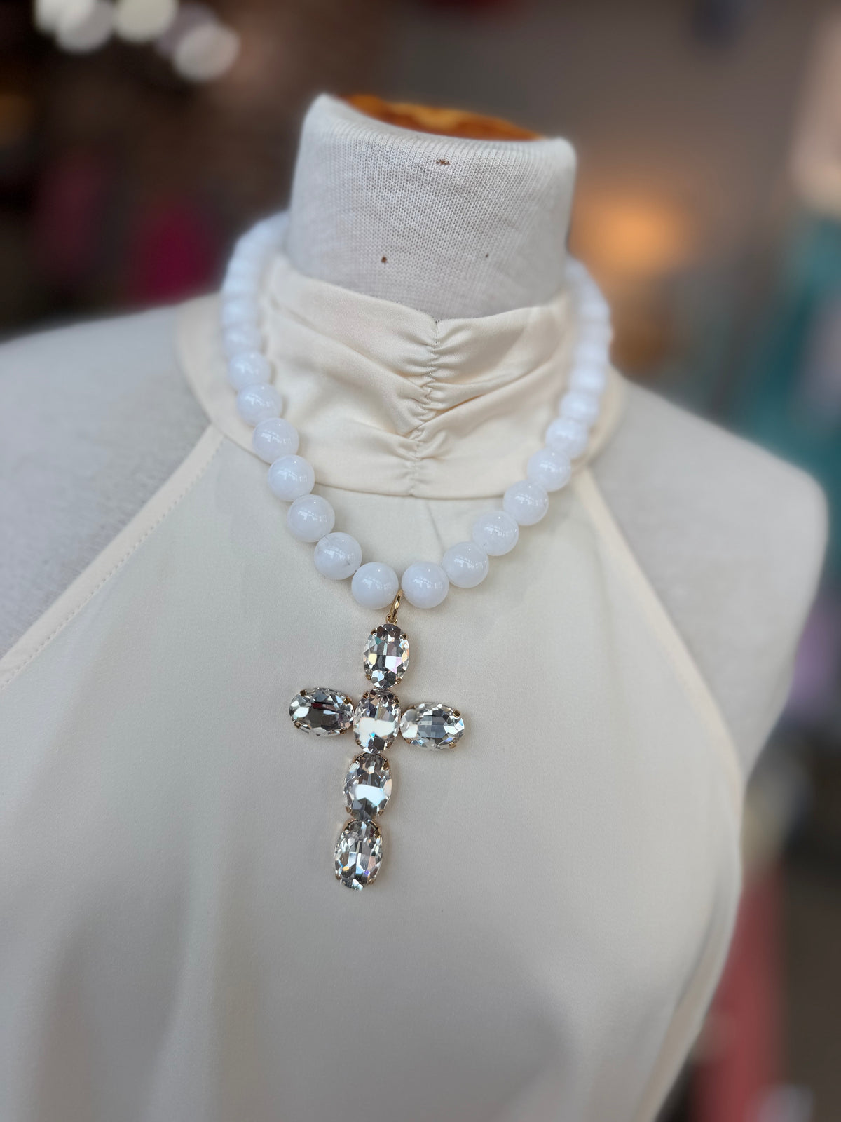 BB Cross Necklace