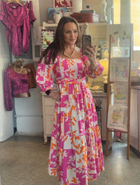 The Coral Cabana Maxi Dress