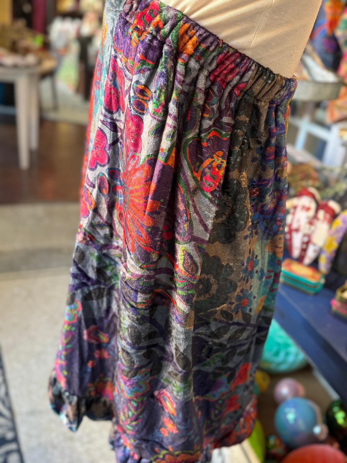 Towel Wrap - Blue Patchwork