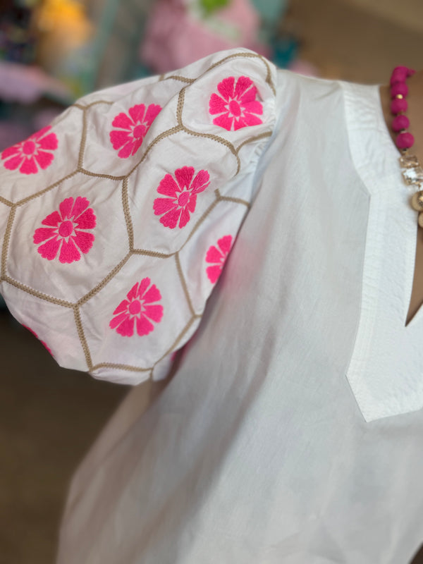 Garden Party Puff Sleeve Top