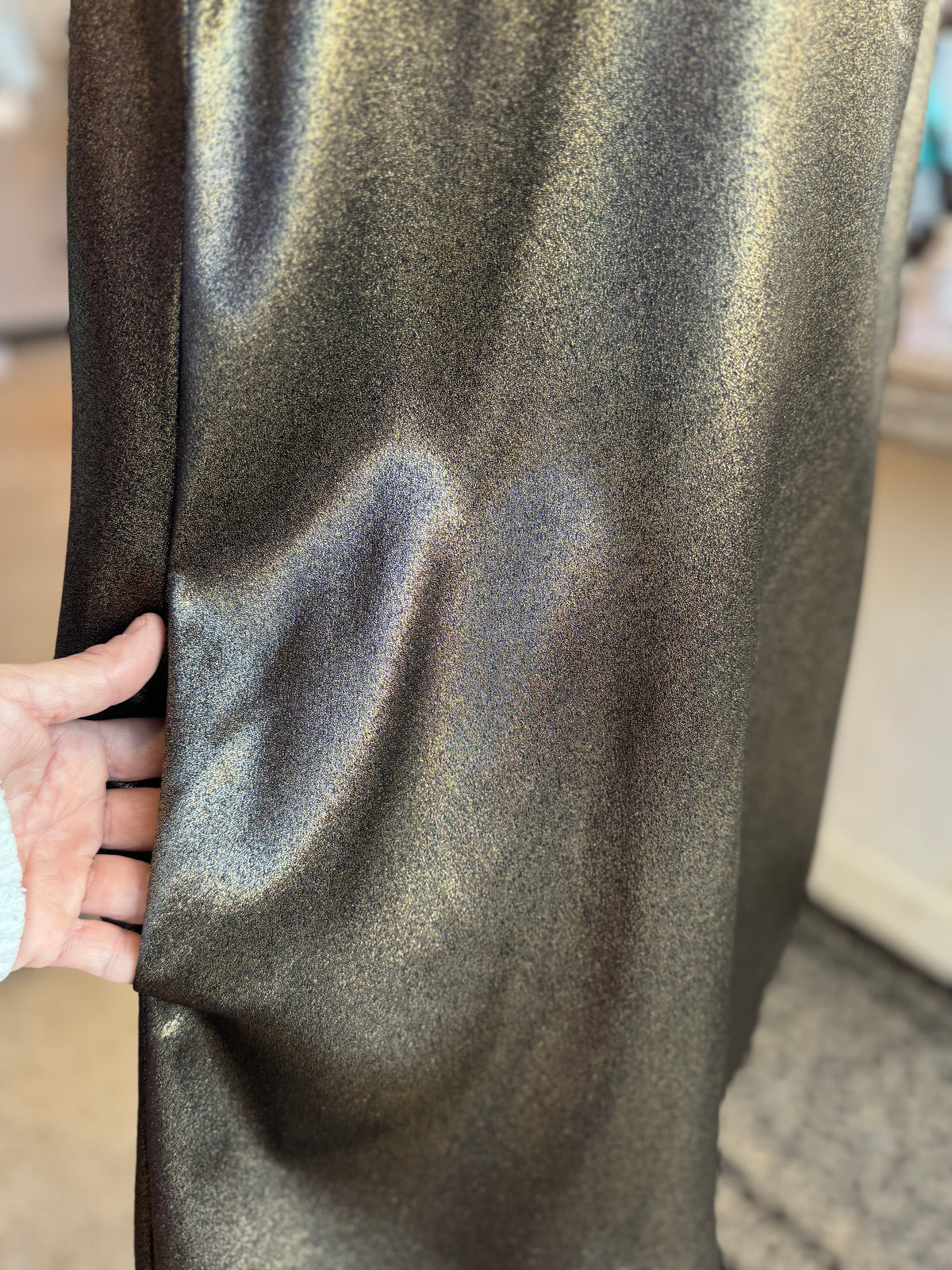 The Golden Hour Dress - Gold/Black