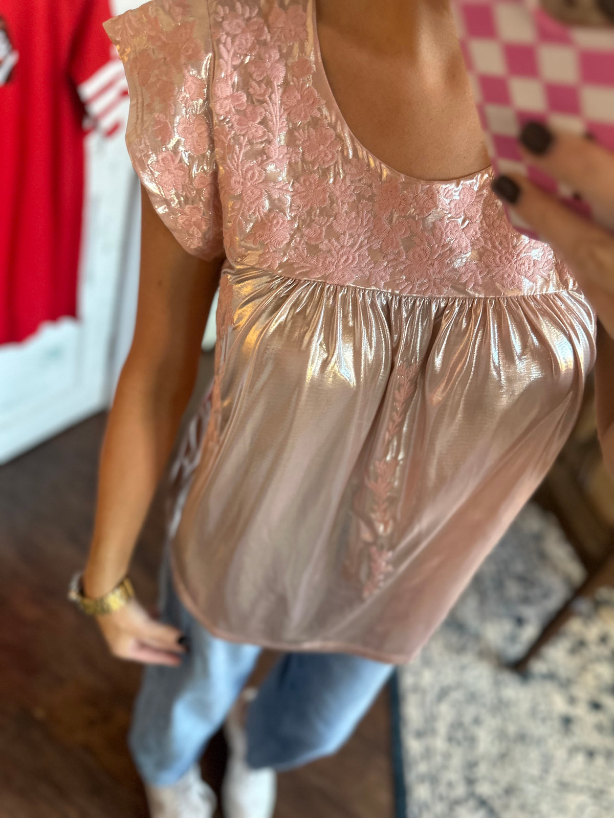 The Glam Embroidered Top