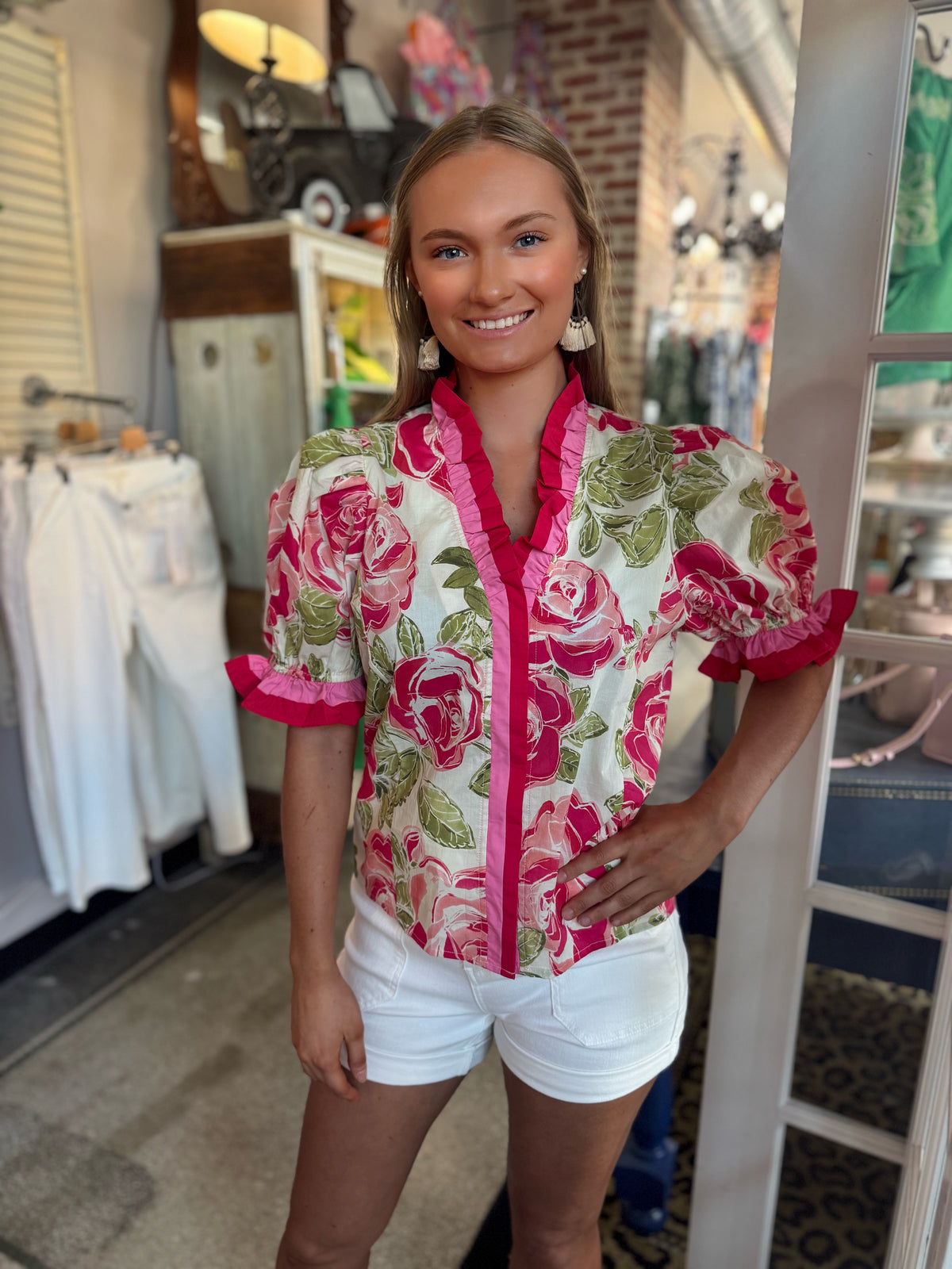 The Flirty Floral Top