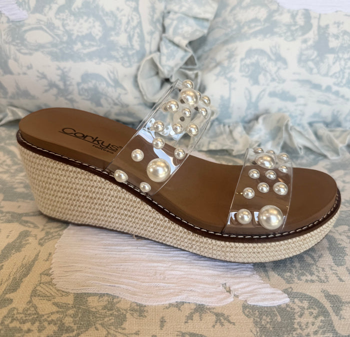 The Luxe Pearl Wedge