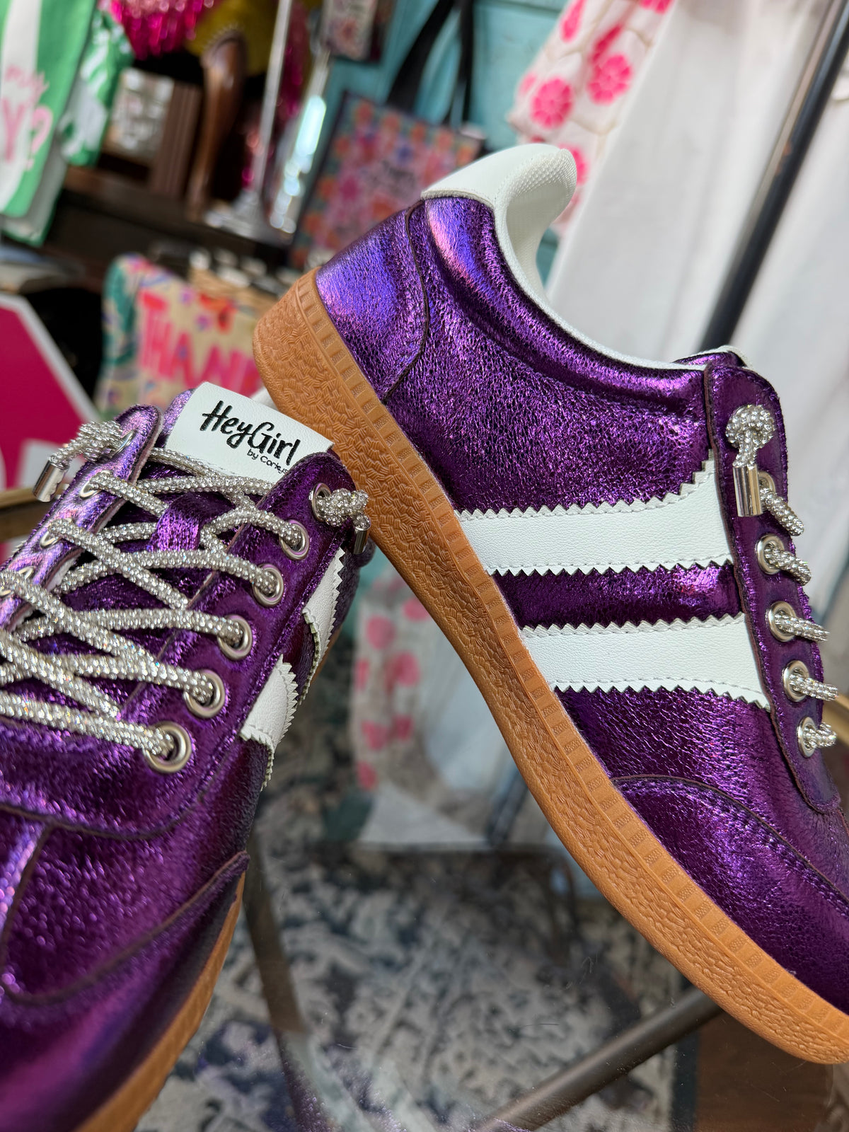 Purple Sass Sneakers