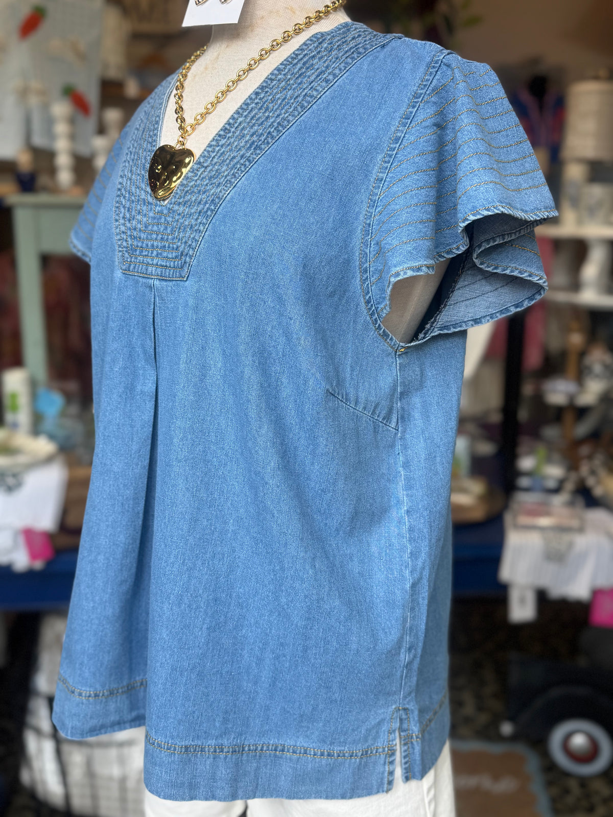 The Darlin Denim Top