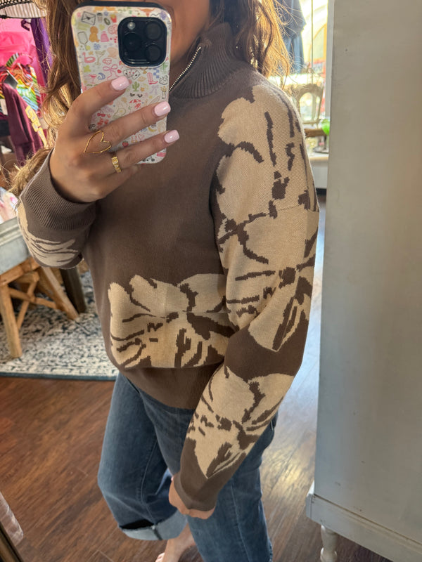 The BB Floral Sweater