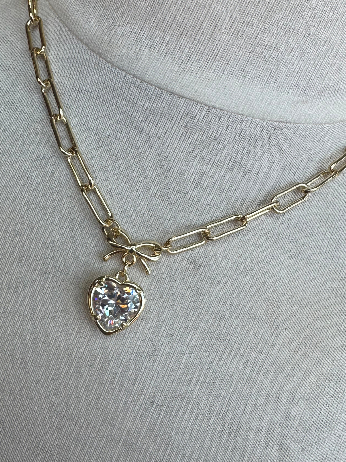 Artisan James - Bows & Hearts Necklace