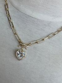 Artisan James - Bows & Hearts Necklace