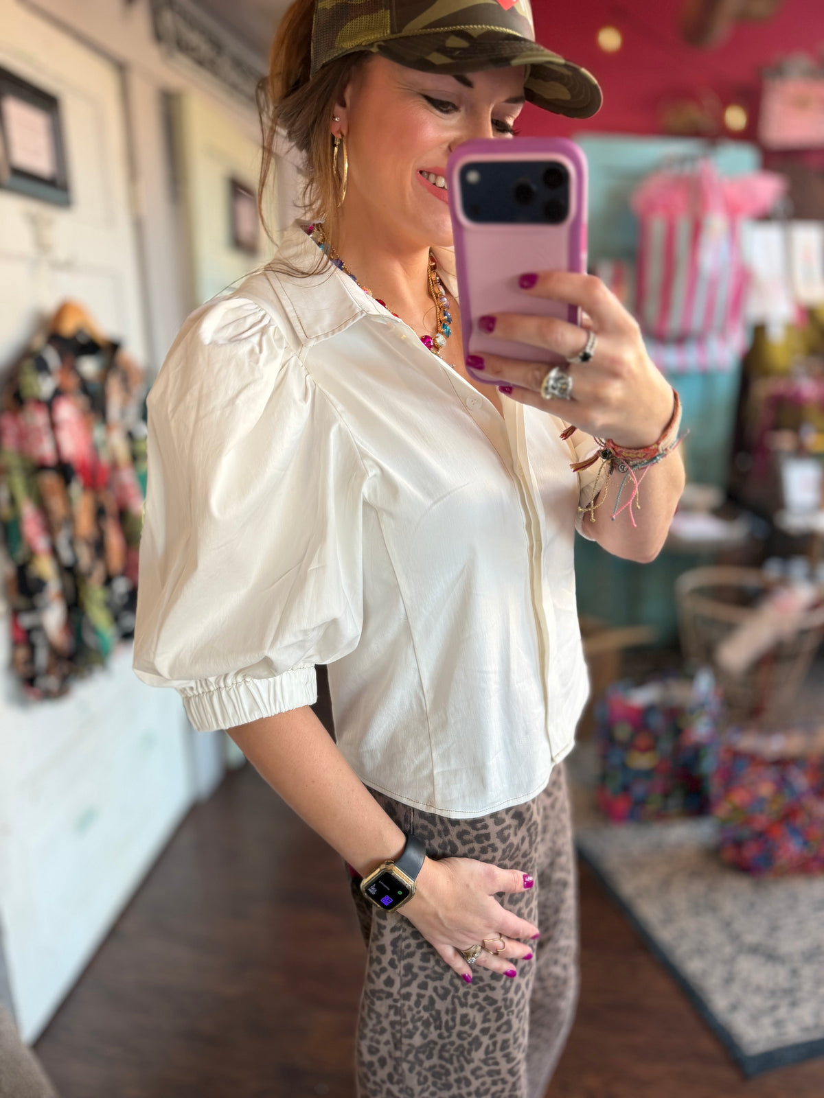 FLIRTY WHITE TOP