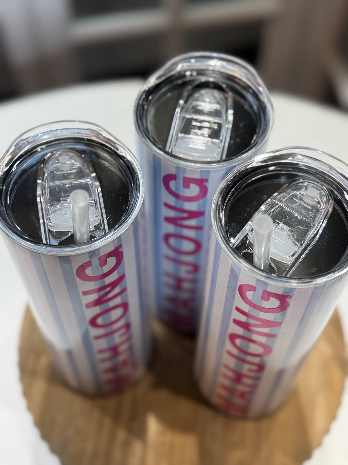 Mahjong Skinny Tumbler