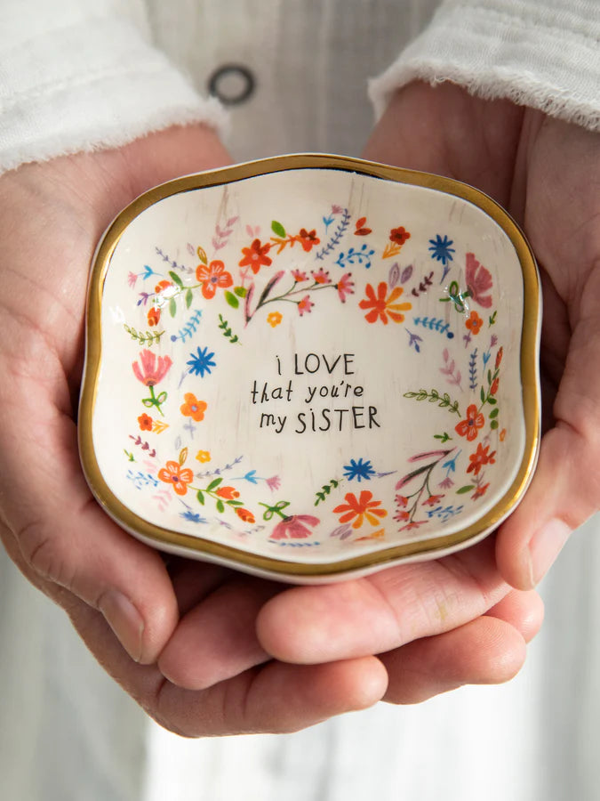 Antiqued Trinket Bowl