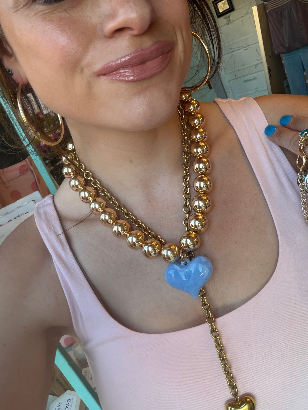 The BB heart necklace
