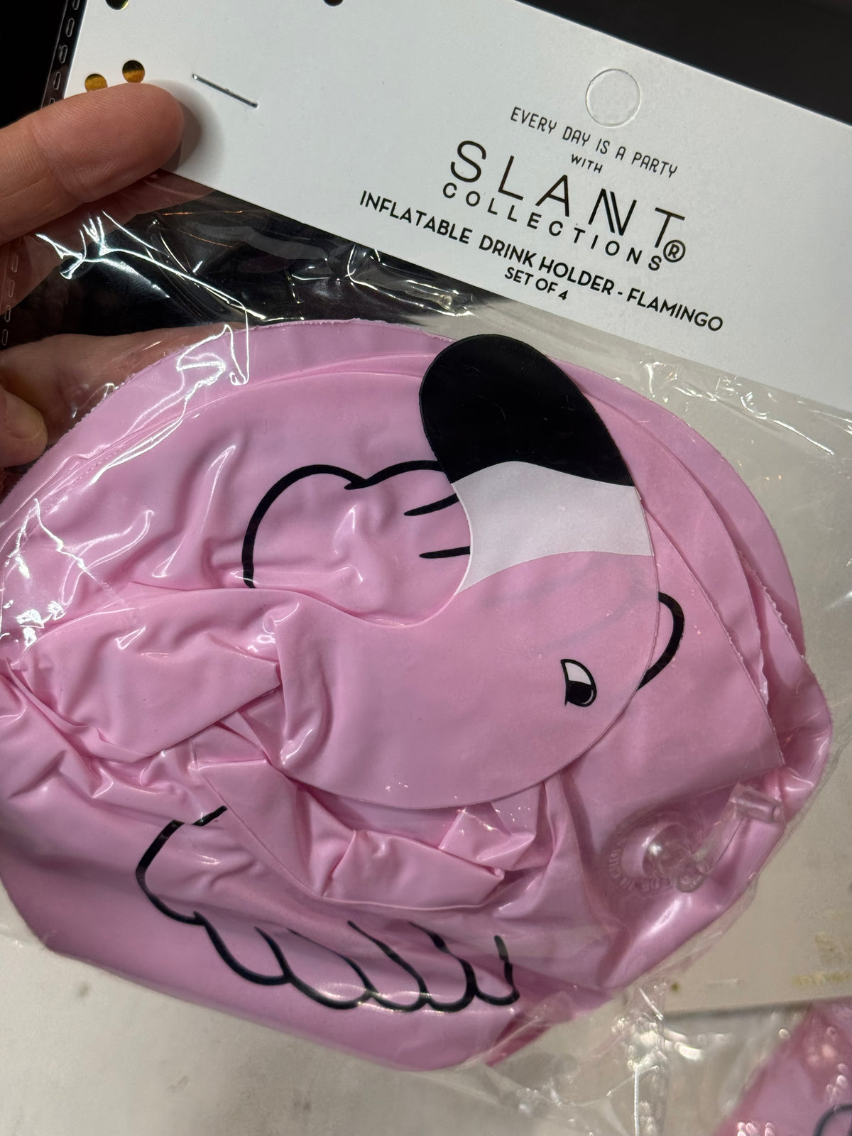 Flamingo Blow Up Drink Holder