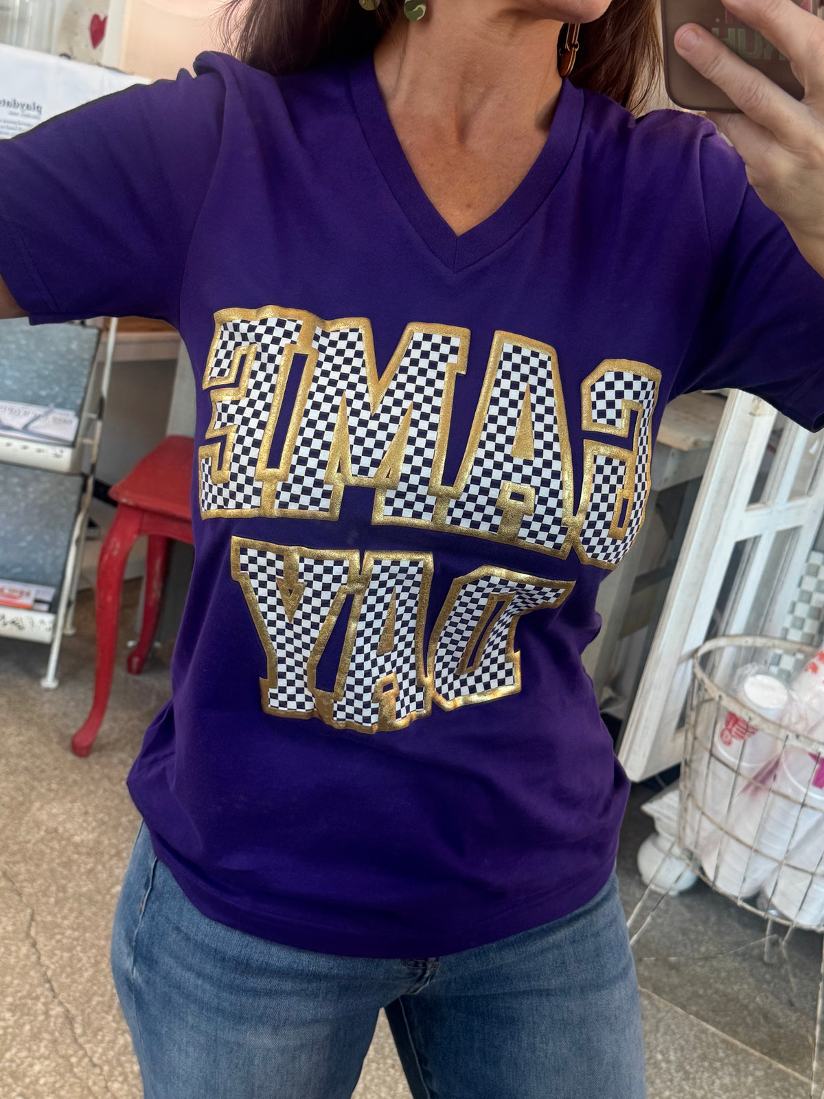 GAMEDAY TEE - PURPLE
