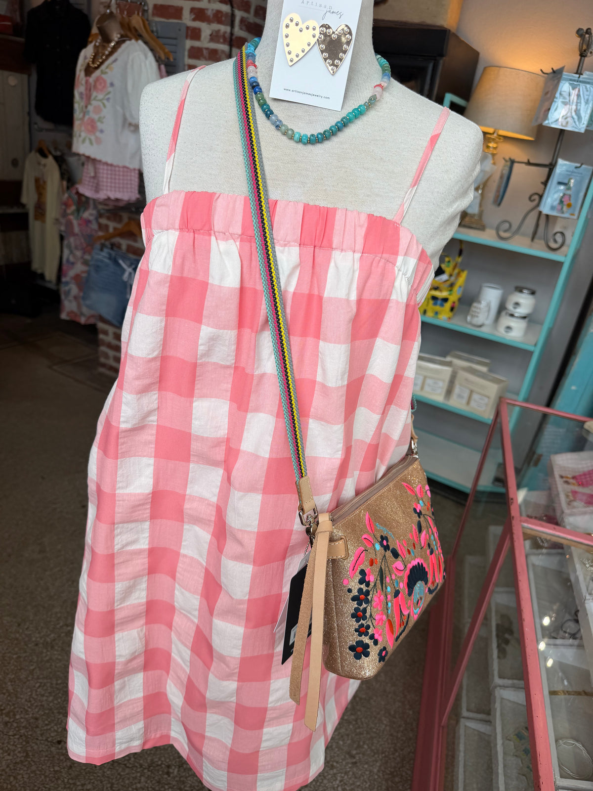 Preppy Gingham Dress