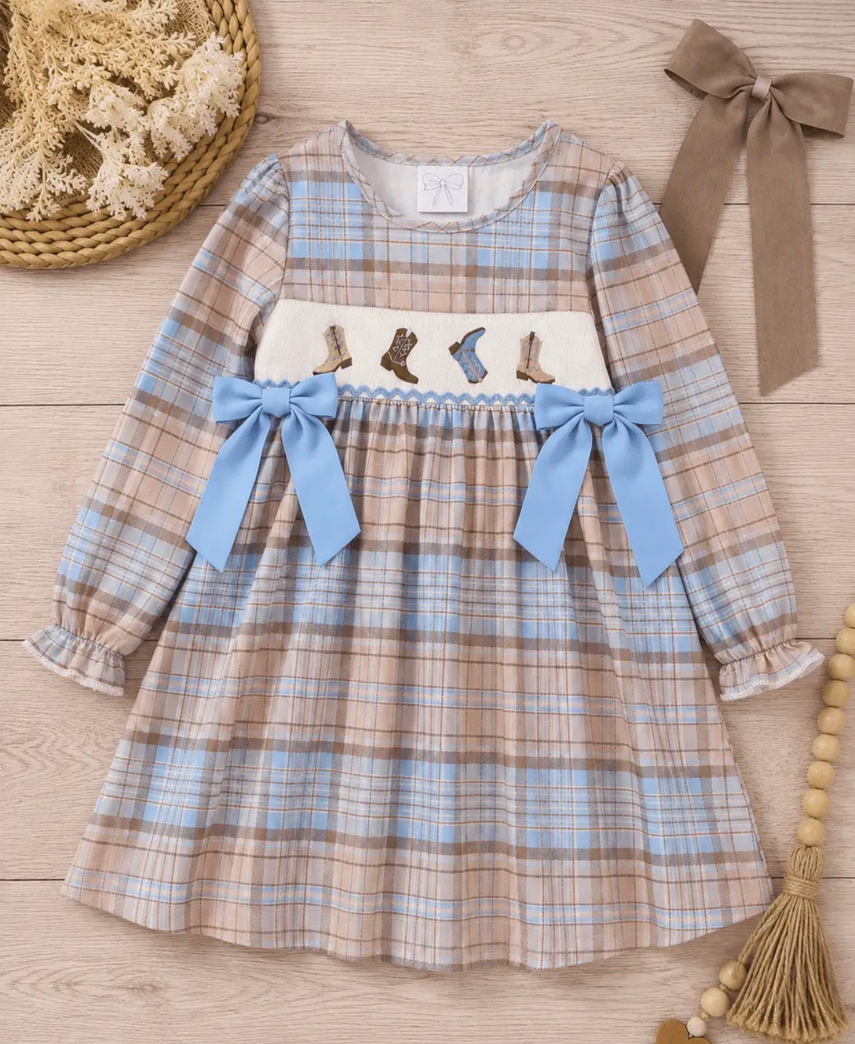 Cowgirl Babe Smocked Dress