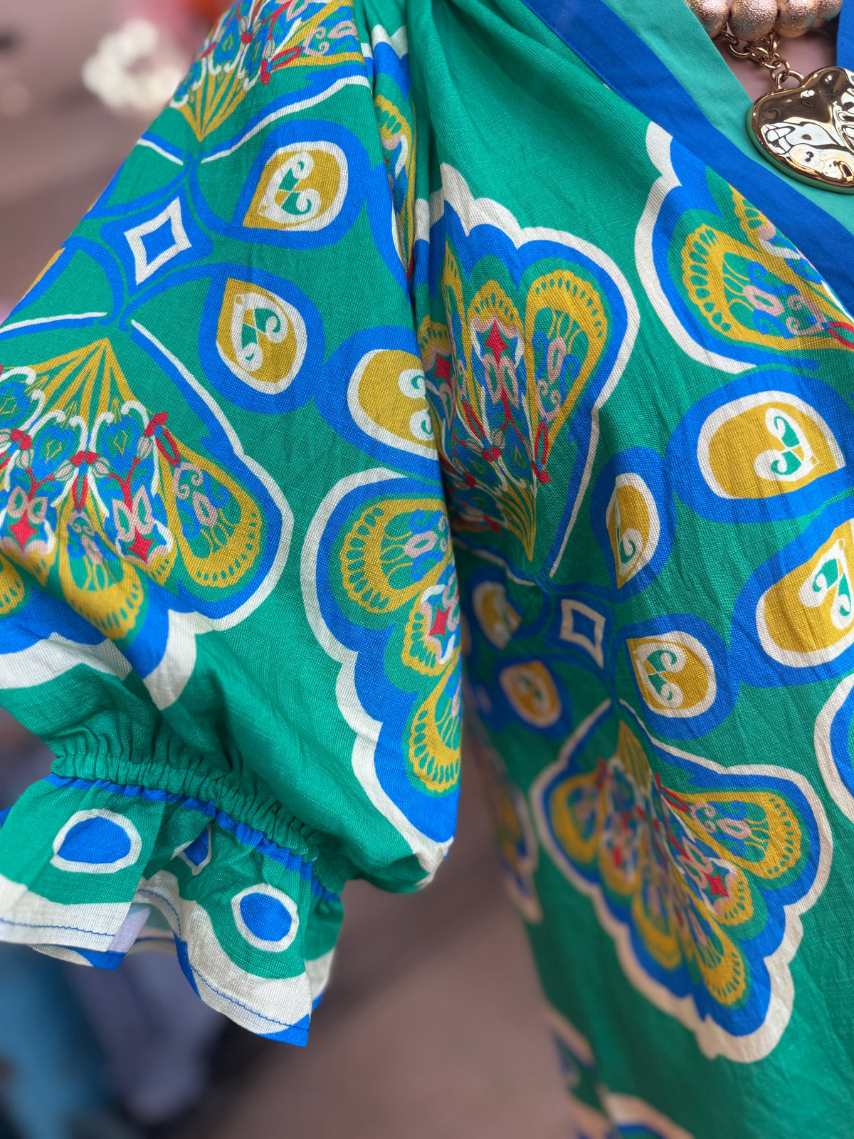 Peacock Bloom Top