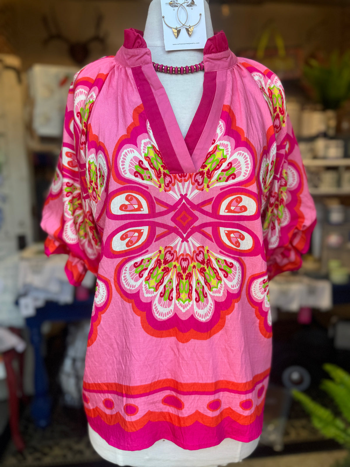The Bold Bloom Top