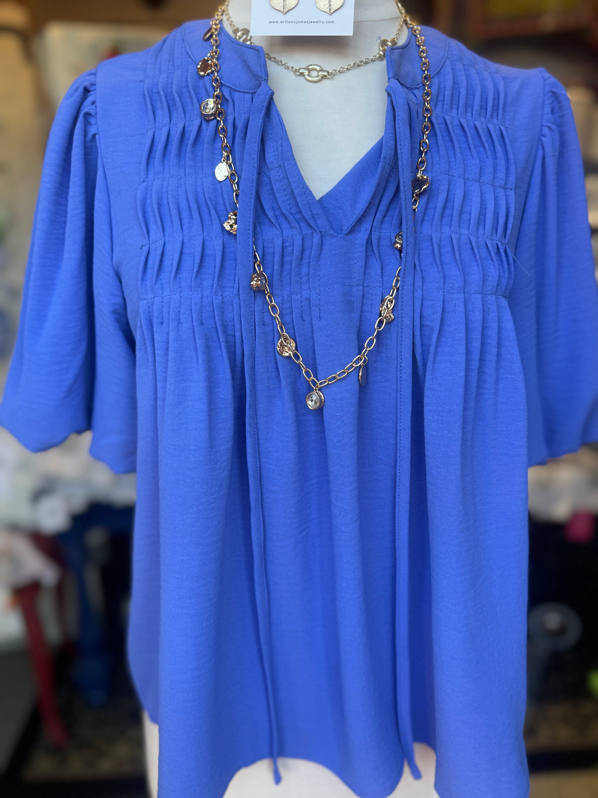 The Oceans Blue Top